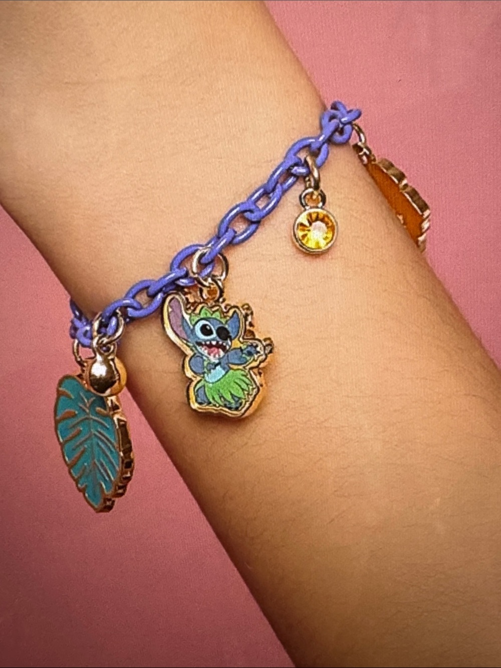 Disney Lilo & Stitch Charm Bracelet